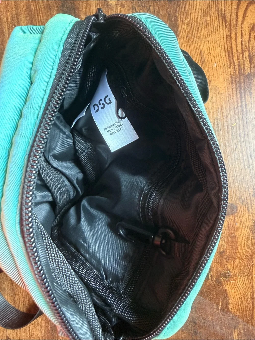 DSG Iridescent Crossbody Bag with Adjustable Strap